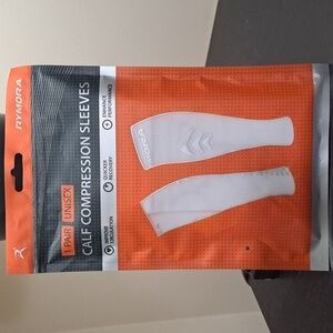 New Calf Compression Sleeves Unisex Large White